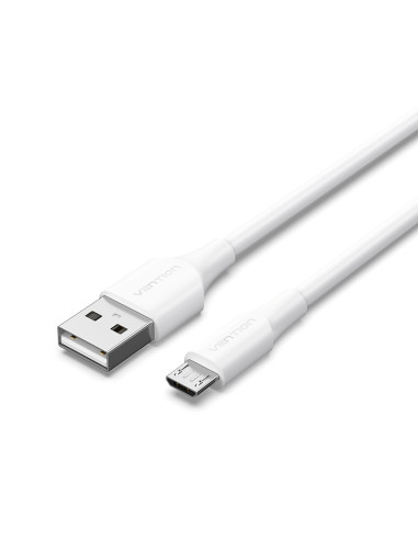 Vention Cable USB 2.0 CTIWH  USB Macho - MicroUSB Macho  2m  Blanco