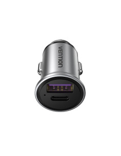 Vention Cargador de Coche FFFH0  1xUSB-Tipo C  1xUSB  30W 2