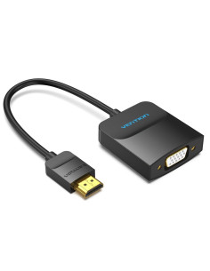 Vention Convertidor 42154  HDMI Macho a VGA Hembra  15cm  Negro