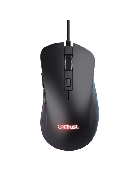 Trust GXT924 YBAR+ ratón Juego mano derecha USB tipo A Óptico 25600 DPI