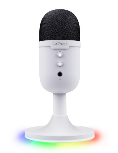 Trust GXT 234P Yunix Blanco Micrófono de superficie para mesa