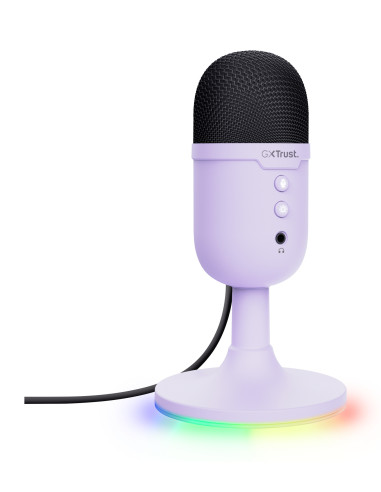 Trust GXT 234P Yunix Púrpura Micrófono de superficie para mesa