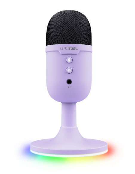 Trust GXT 234P Yunix Púrpura Micrófono de superficie para mesa