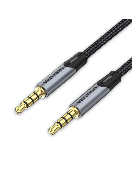 Vention Cable Estéreo BAQHD  Jack 3.5 Macho - Jack 3.5 Macho  50cm  Gris