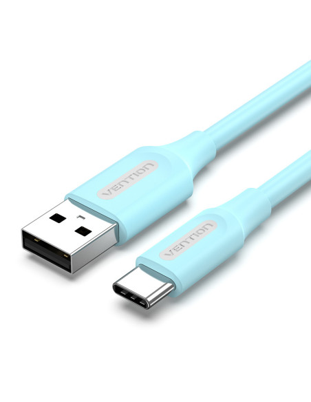 Vention Cable USB 2.0 3A COKSF  USB Tipo-C Macho - USB Macho  1m  Azul