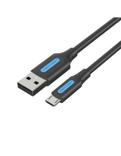 Vention Cable USB 2.0 3A COLBF  USB Macho - MicroUSB Macho  1m  Negro
