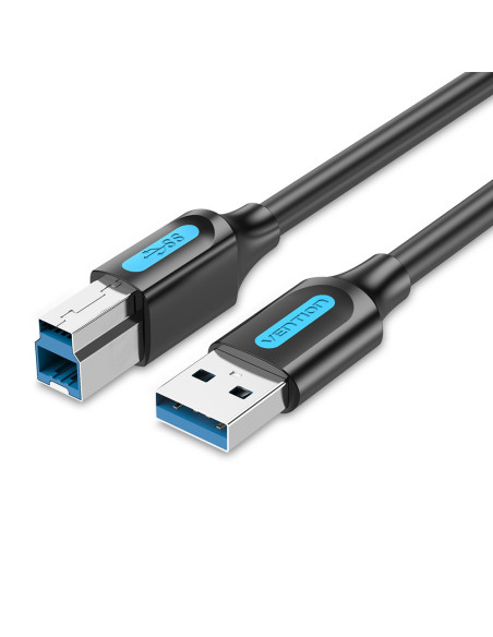 Vention Cable USB 3.0 Impresora COOBF  USB Tipo-B Macho - USB Macho  1m  Negro
