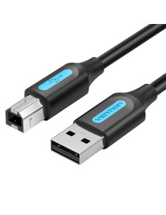 Vention Cable USB 2.0 Impresora COQBG  USB Tipo-B Macho - USB Macho  1.5m  Negro