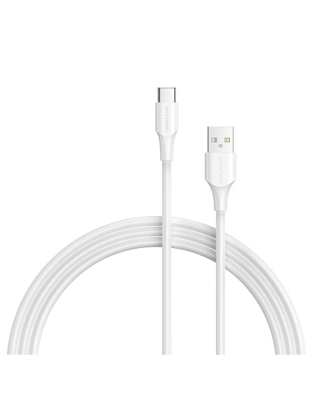 Vention Cable USB 2.0 3A CTHWG  USB Tipo-C Macho - USB Macho  1.5m  Blanco