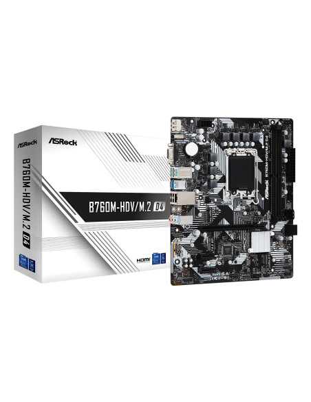 Asrock B760M-HDV M.2 D4 Intel B760 LGA 1700 micro ATX