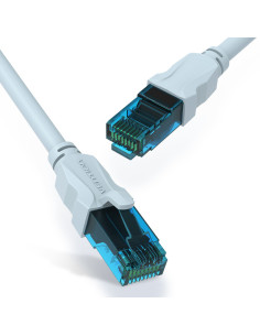 Vention Cable de Red RJ45 UTP VAP-A10-S100 Cat.5e  1m  Azul y Negro