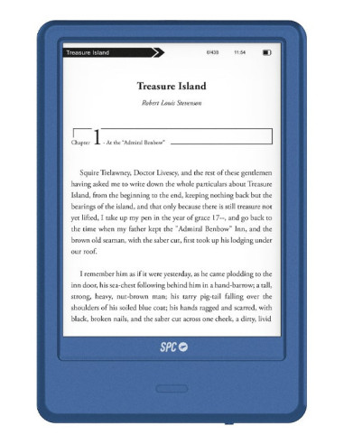 SPC Dickens Light 2 Pro lectore de e-book Pantalla táctil 8 GB Azul