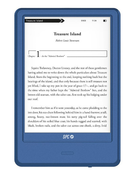 SPC Dickens Light 2 Pro lectore de e-book Pantalla táctil 8 GB Azul