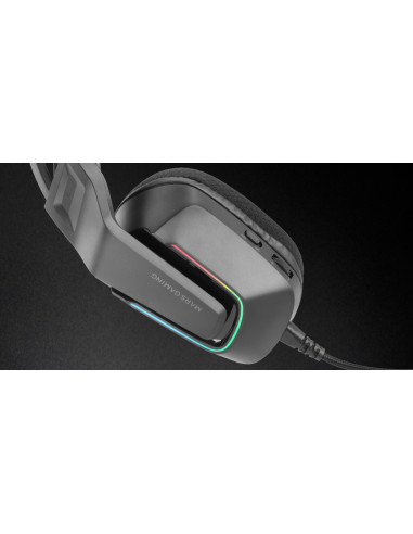 Mars Gaming MH-STRIKE Auriculares Alámbrico Diadema Juego Negro
