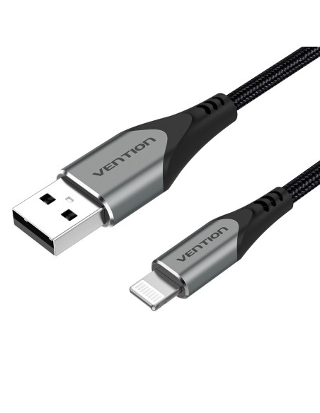 Vention Cable USB 2.0 Lightning LABHD  USB Macho - Lightning Macho  50cm  Gris