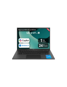 LG Gram 14Z90RU-G.AA55B ordenador portatil Copilot+ PC Intel® Core™ i5 i5-1334U Portátil 35,6 cm (14") WUXGA 16 GB LPDDR5-SDRAM 2