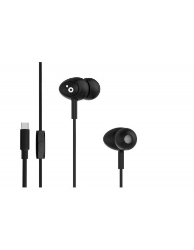 Sunstech BEATC auricular y casco Auriculares Alámbrico Dentro de oído Llamadas Música Negro