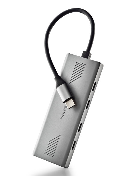 NGS WONDER4-C USB Tipo C 5000 Mbit s Plata