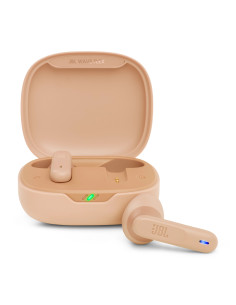 JBL Wave Flex Auriculares True Wireless Stereo (TWS) Dentro de oído Llamadas Música Deporte Uso diario Bluetooth Beige