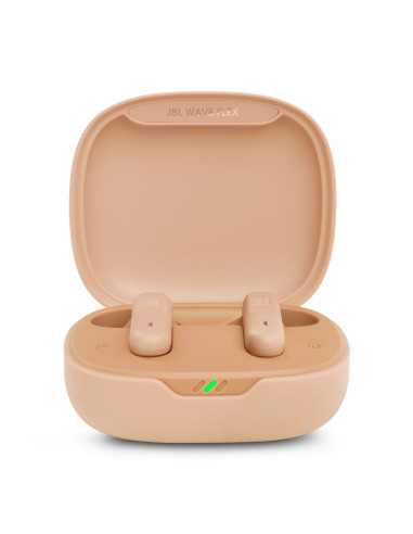 JBL Wave Flex Auriculares True Wireless Stereo (TWS) Dentro de oído Llamadas Música Deporte Uso diario Bluetooth Beige