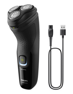 Philips X3021 00 afeitadora Máquina de afeitar de rotación Recortadora Negro 2