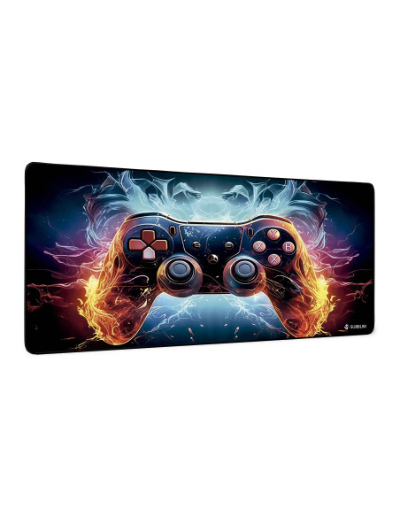 SUBBLIM GameCore XL Alfombrilla de ratón para juegos Negro, Multicolor