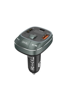 Vention Cargador de Coche FFLB0  1xUSB-Tipo C  2xUSB  30W