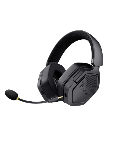Trust GXT 493PS Carus Auriculares Inalámbrico y alámbrico Diadema Juego Bluetooth Negro