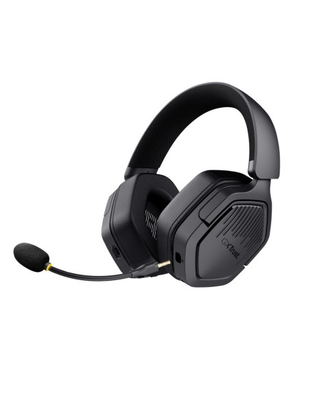 Trust GXT 493PS Carus Auriculares Inalámbrico y alámbrico Diadema Juego Bluetooth Negro