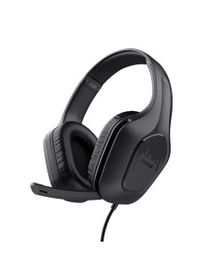 Trust GXT 417 Zirox Auriculares Alámbrico Diadema Juego Negro