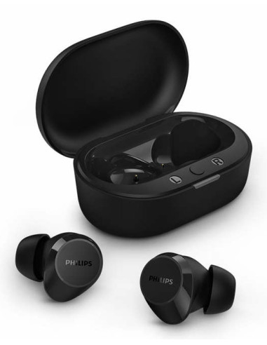 Philips TAT1209BK 00 auricular y casco Auriculares True Wireless Stereo (TWS) Dentro de oído Llamadas Música Bluetooth Negro
