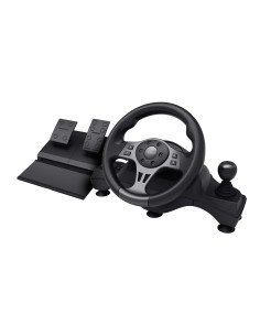 Trust GXT 289 Movi Negro USB Volante + Pedales Nintendo Switch, PlayStation 4, Xbox One S, Xbox One X, Xbox Series S, Xbox