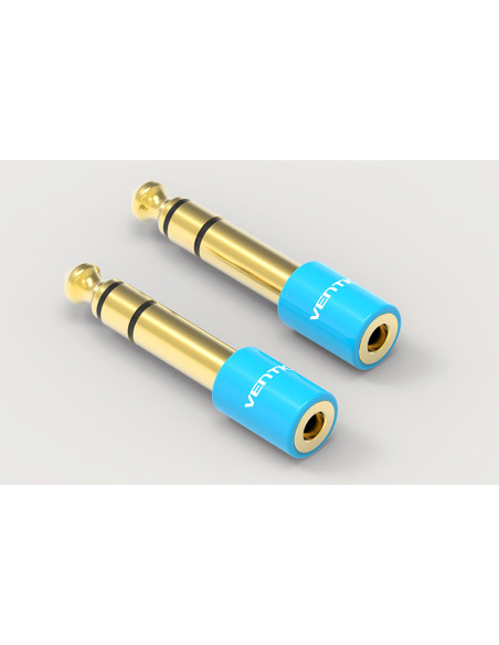 Vention Adaptador Jack VAB-S01-L  Jack 6.5 Macho - Jack 3.5 Hembra  Azul