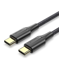 Vention Cable USB 2.0 Tipo-C 3A TAUBH  USB Tipo-C Macho - USB Tipo-C Macho  2m  Negro