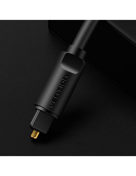 Vention Cable de Audio de Fibra óptica BAEBI  3m  Negro