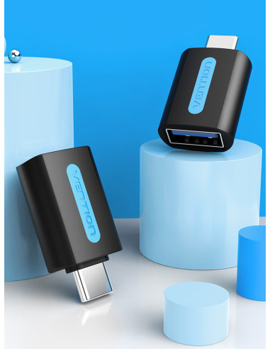 Vention Adaptador USB 3.0 CDUB0  USB Tipo-C Macho - USB Hembra