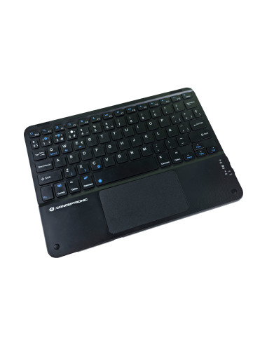 Conceptronic TOBIN01BES teclado Universal Bluetooth QWERTY Español Negro