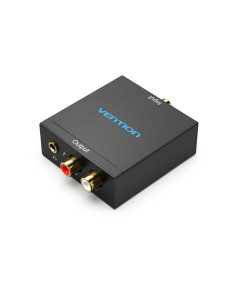 Vention Convertidor de Audio BDFB0-EU  Entrada Toslink y RCA  Salida 2x RCA