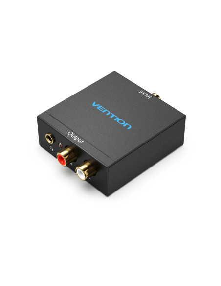 Vention Convertidor de Audio BDFB0-EU  Entrada Toslink y RCA  Salida 2x RCA