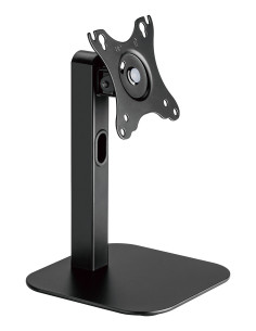 AISENS Soporte de Mesa Eco Giratorio e Inclinable Para Monitor POS 2.5kg de 10"-24", Negro