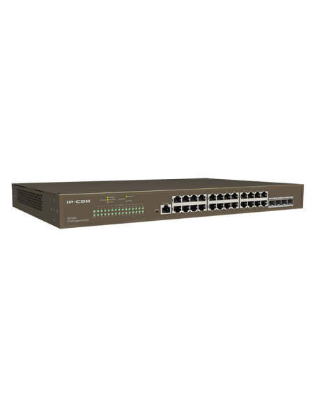 IP-COM Networks G5328F switch Gestionado L3 Gigabit Ethernet (10 100 1000) Gris
