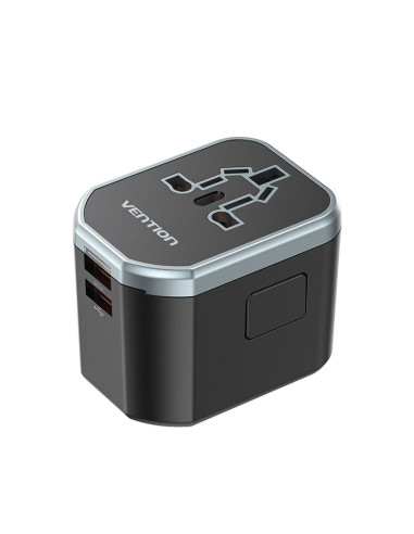 Vention Cargador Universal FJCB0  1xUSB Tipo-C  2xUSB  20W