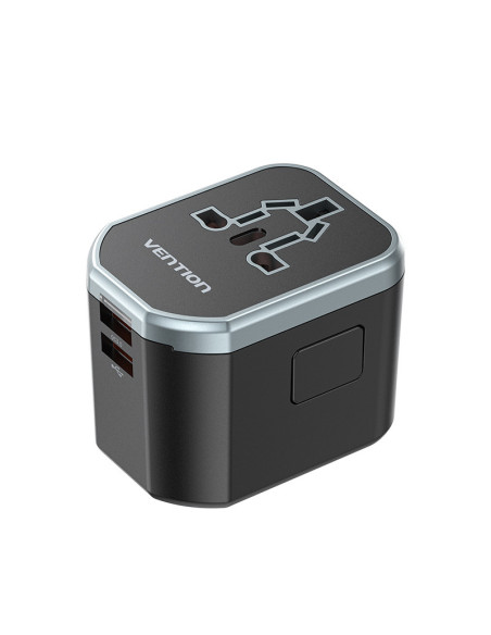 Vention Cargador Universal FJCB0  1xUSB Tipo-C  2xUSB  20W