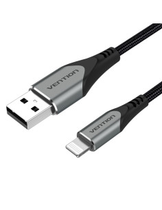 Vention Cable USB 2.0 Lightning LABHF  USB Macho - Lightning Macho  1m  Gris