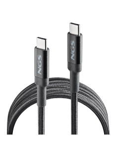 NGS KNOT 100W-3 cable USB USB 2.0 3 m USB C Negro
