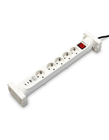 Salicru SPS SAFE 5S+ Blanco 5 salidas AC 230 V 1,4 m