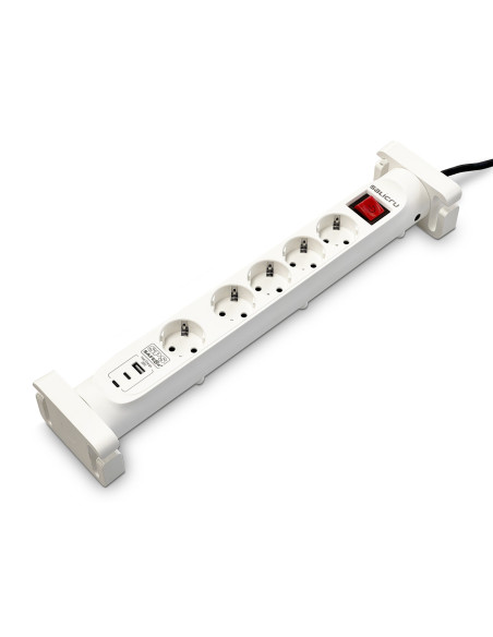 Salicru SPS SAFE 5S+ Blanco 5 salidas AC 230 V 1,4 m