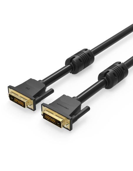 Vention Cable DVI EAABG  DVI-D Macho - DVI-D Macho  1.5m  Negro