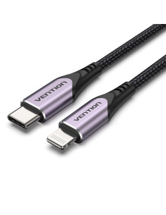 Vention Cable USB 2.0 Tipo-C Lightning TACVF  USB Tipo-C Macho - Lightning Macho  1m  Morado 2