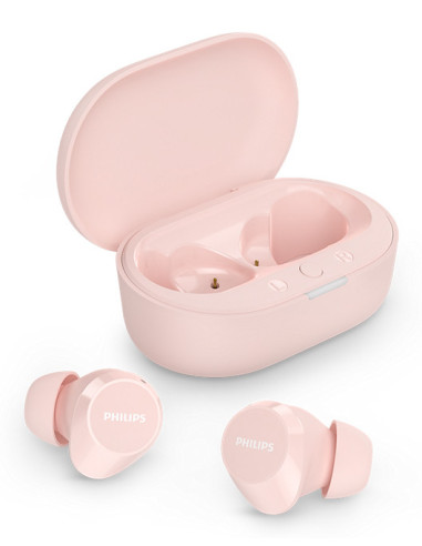 Philips TAT1209PK 00 auricular y casco Auriculares True Wireless Stereo (TWS) Dentro de oído Llamadas Música Bluetooth Rosa